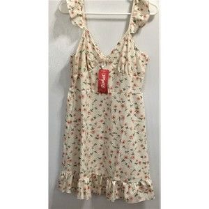 Romwe Floral Print Mini Sundress Med. Women's